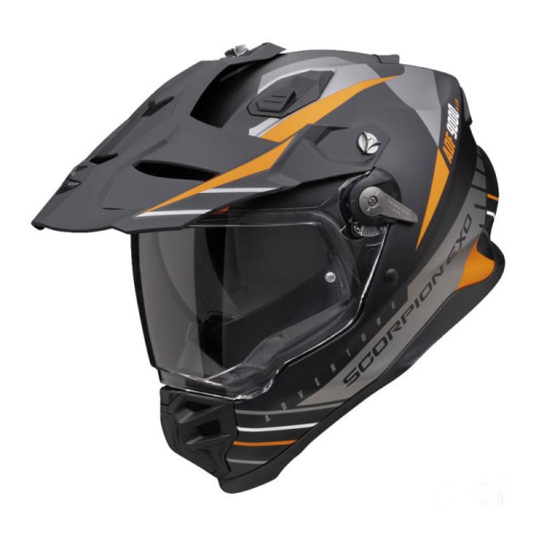 Scorpion Helmets Adf-9000 feat blk/sil/ora xs